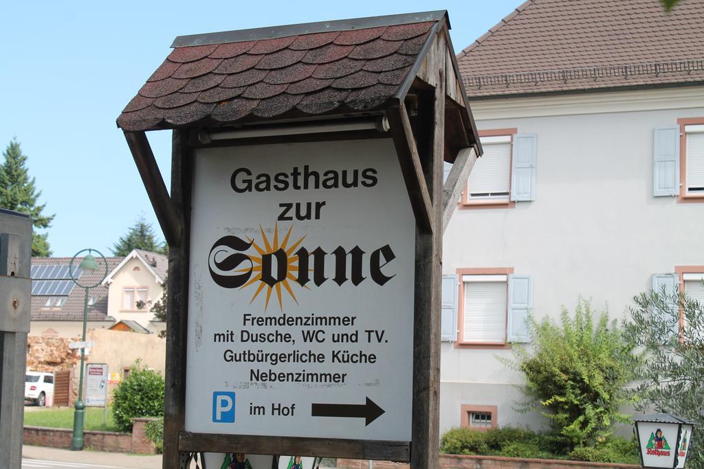 Gasthaus Zur Sonne Freiburg im Breisgau Exterior foto